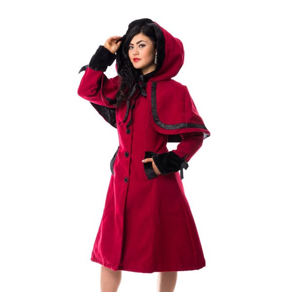 Elana coat rood vixxen Wintercoat - Babashope - 3