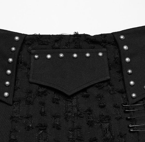 Decadent punk denim skirt - Babashope - 7