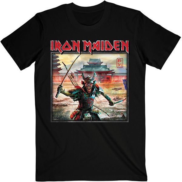 Iron maiden  senjutsu album palace keyline square T-shirt - Babashope - 2