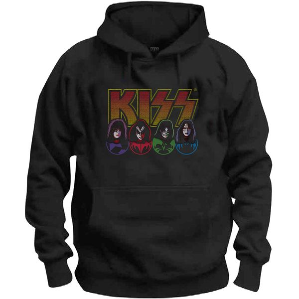 Kiss hooded sweater logo faces & icons - Babashope - 2