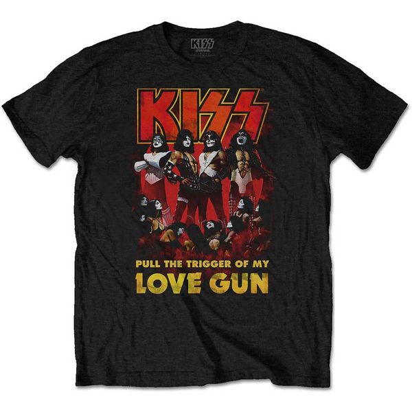 Kiss Love gun T-shirt - Babashope - 2