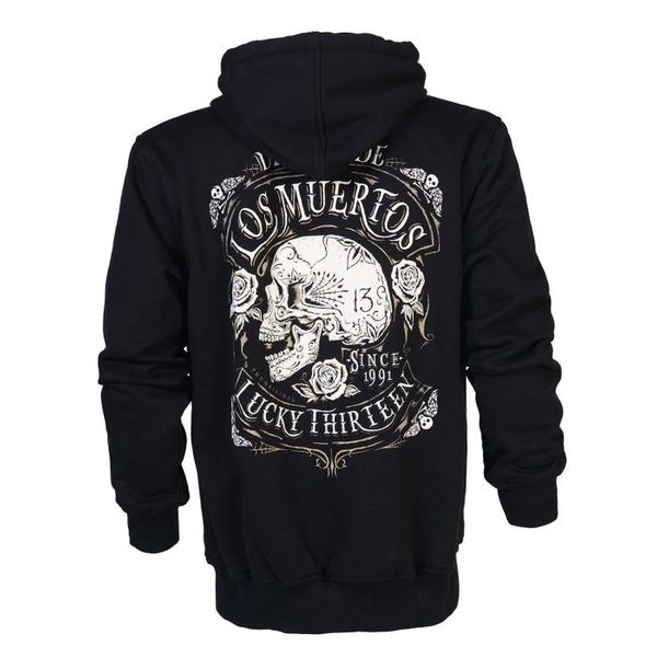 Lucky13 Dead skull hooded sweater - Babashope - 4