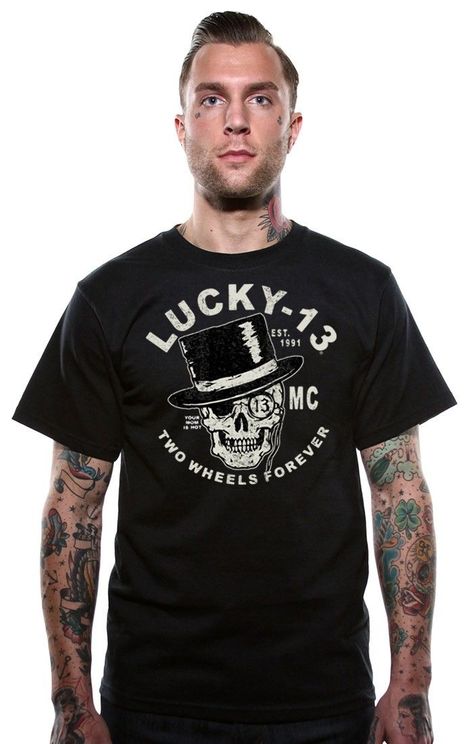 2 wheel hatter T-shirt Lucky13 - Babashope - 2