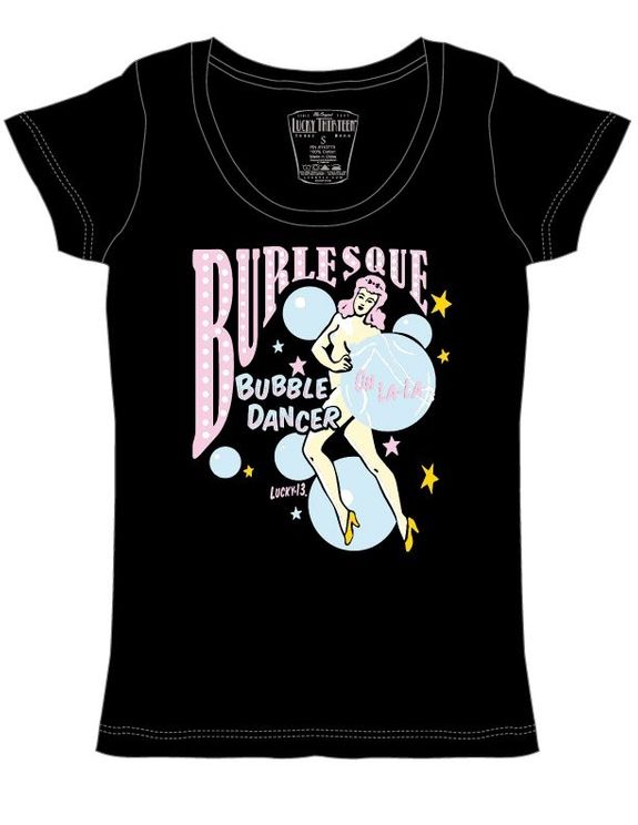 Bubble dancer Girlie T-shirt Lucky13 - Babashope - 2