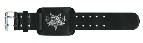 Dark Funeral ‘Logo’ Leather Wristband - Babashope - 2