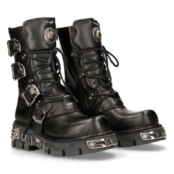 Newrock 391-S1 reactor metal Skull boots - Babashope - 9