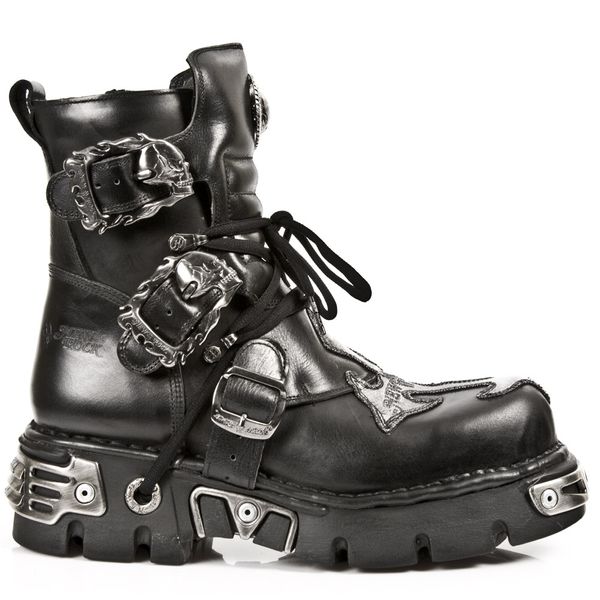 Newrock 407-S1 Skull rock Boots - Babashope - 9