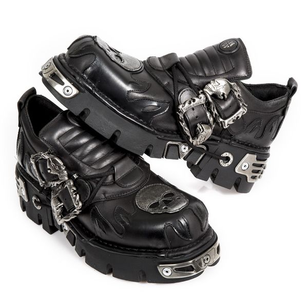 Newrock M.992-S2 Gothrock zwart leder - Babashope - 8