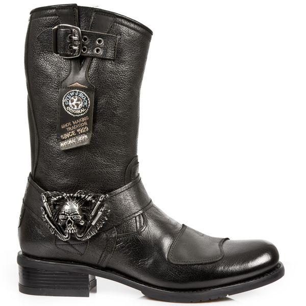 Newrock M-GY07-S10 Buffalo Biker boots - Babashope - 3
