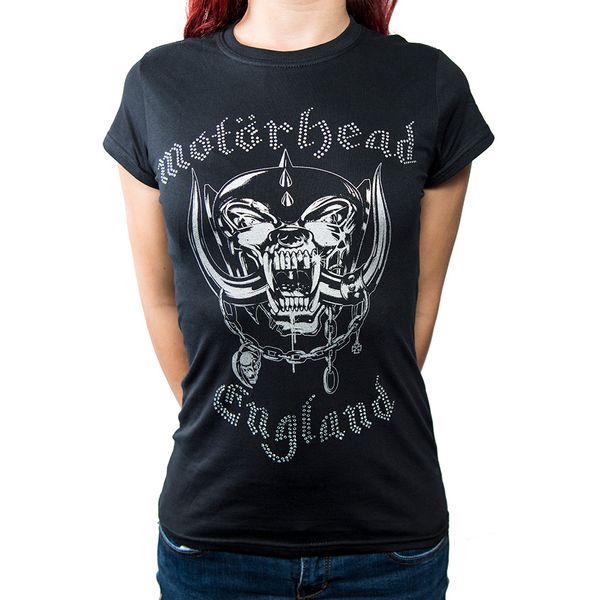 Motorhead girlie T-shirt England (Diamante) - Babashope - 3