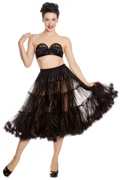 Long Petticoat - Black - Hellbunny - Babashope - 4