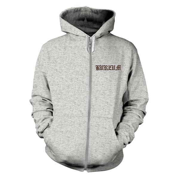 Burzum Filosofem 2 (grey) Zip hooded sweater - Babashope - 3