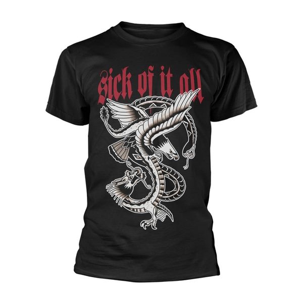 Sick of it all eagle (black) T-shirt - Babashope - 2