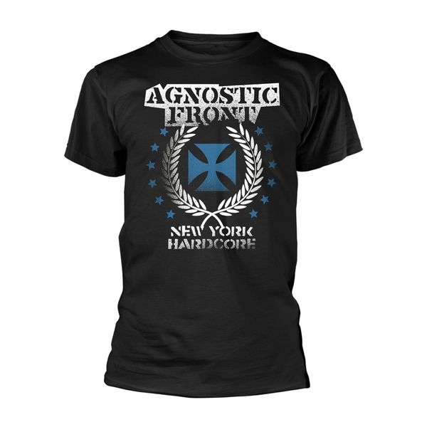 Agnostic front Blue iron cross T-shirt - Babashope - 3