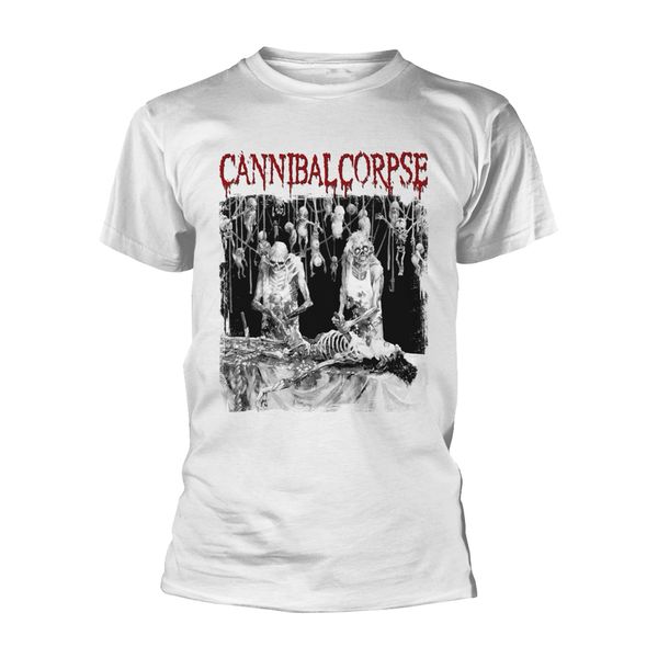Cannibal Corpse Butchered At birth (White) T-shirt - Babashope - 2