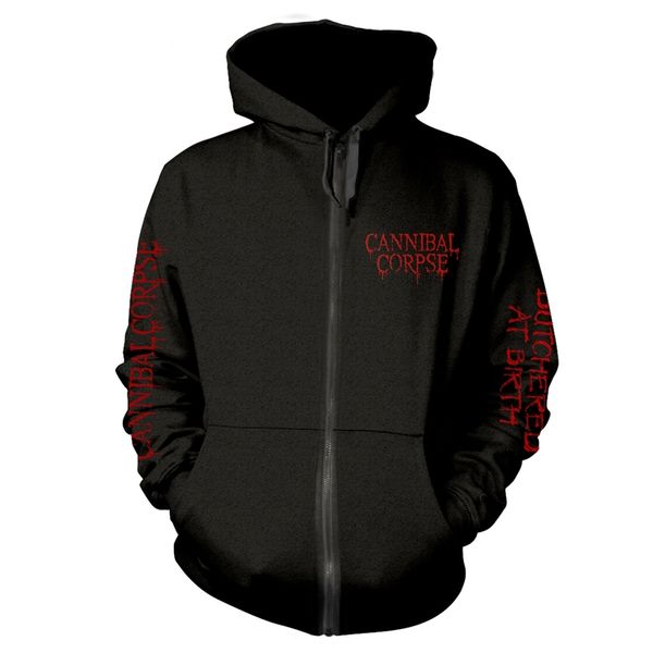 Cannibal Corpse Butchered at birth Hooded sweater met rits - Babashope - 3