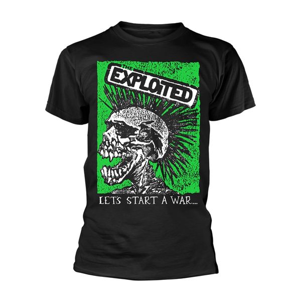 The Exploited Lets start a war (skull) T-shirt - Babashope - 2