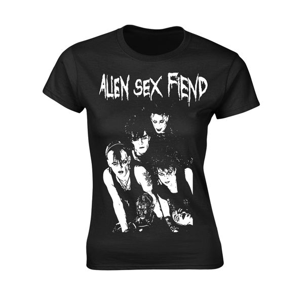 Alien Sex Fiend Band Photo Girlie T-shirt - Babashope - 2