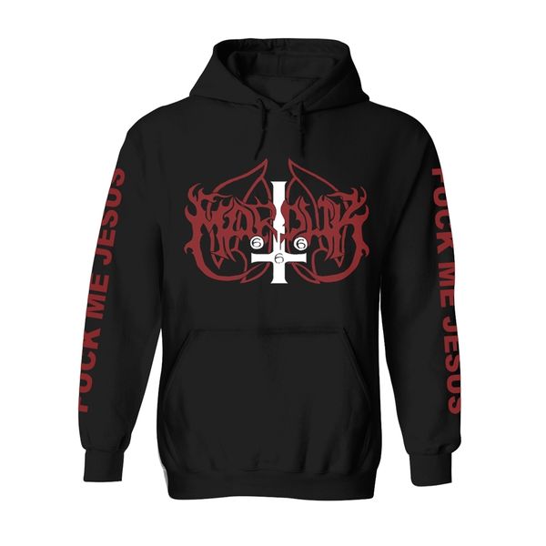 Marduk Fuck me jesus Hooded sweater - Babashope - 3