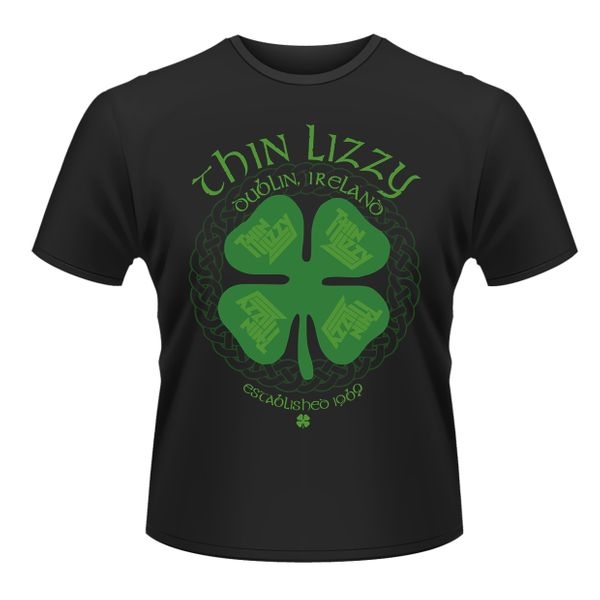 Thin lizzy four leaf clover T-shirt - Babashope - 3