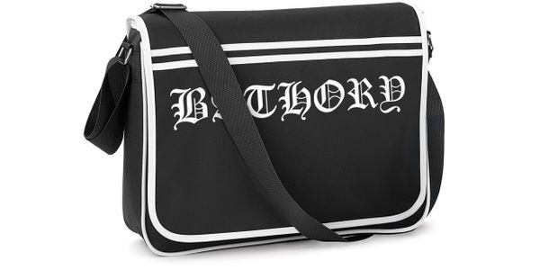 Bathory Logo Retro Messenger Bag - Babashope - 2