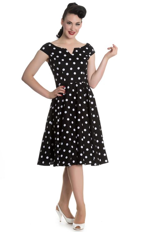 Hellbunny Nicky Fifties Dress Polkadot - Babashope - 7