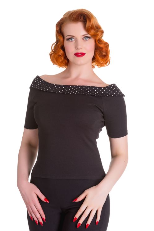 Chloe Top - Fifties - Hellbunny - Babashope - 3