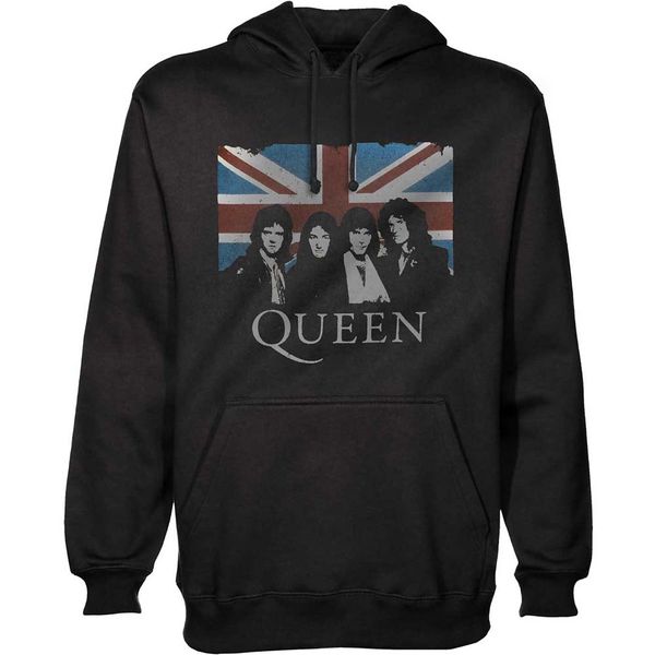 Queen vintage union jack Hooded sweater - Babashope - 2