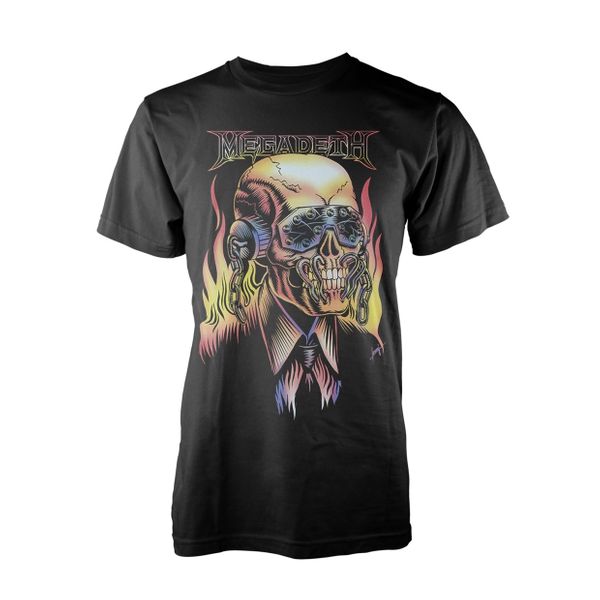 Megadeth Flaming Vic T-shirt - Babashope - 2