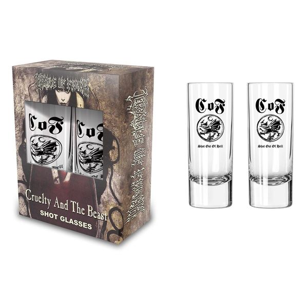 Cradle of filth Cruelty and the beast Shot glasses - Babashope - 2