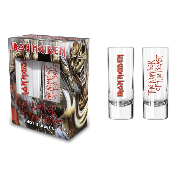 Iron maiden Number of the beast Shot glasses (6cl) - Babashope - 2