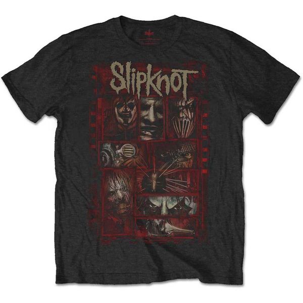 Slipknot sketch boxes T-shirt (backprint) - Babashope - 3
