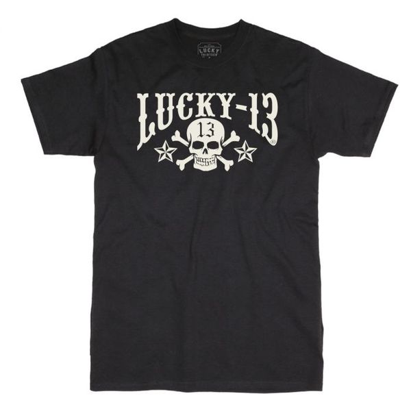 Lucky13 Skull & Stars T-shirt - Babashope - 3