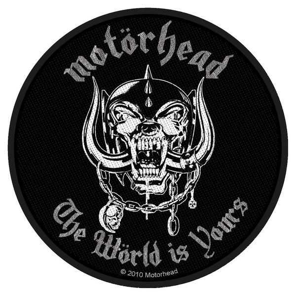Motorhead ‘The World Is Yours’ Woven Patch - Babashope - 2