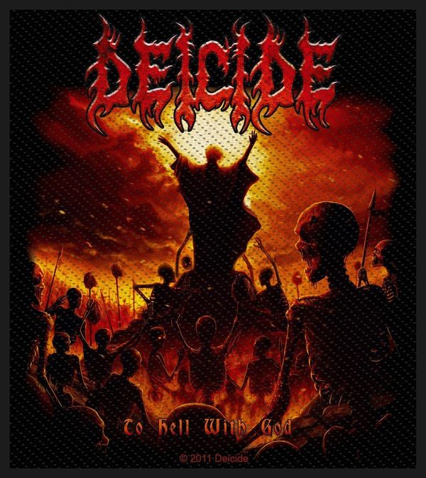 Deicide ‘To Hell With God’ Woven Patch - Babashope - 2