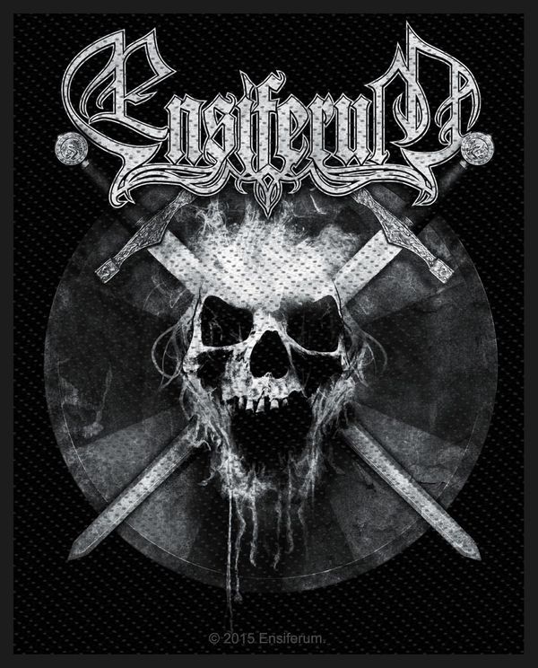 Ensiferum ‘Skull’ Woven Patch - Babashope - 2