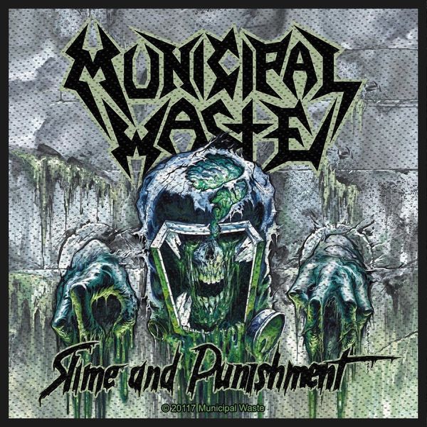 Municipal Waste ‘Slime And Punishment’ Woven Patch - Babashope - 2