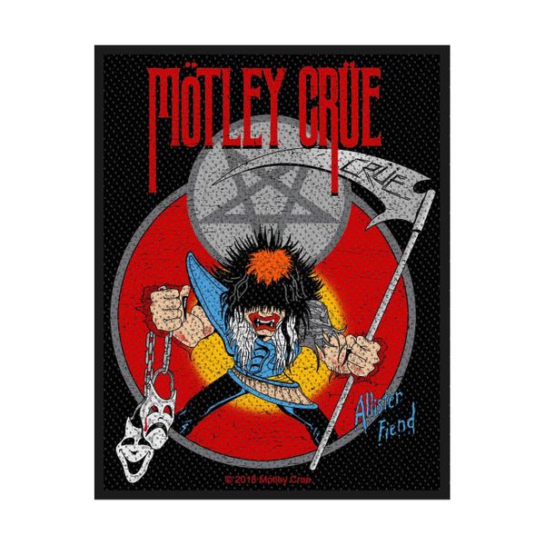 Motley Crue ‘Allister Fiend’ Woven Patch - Babashope - 2