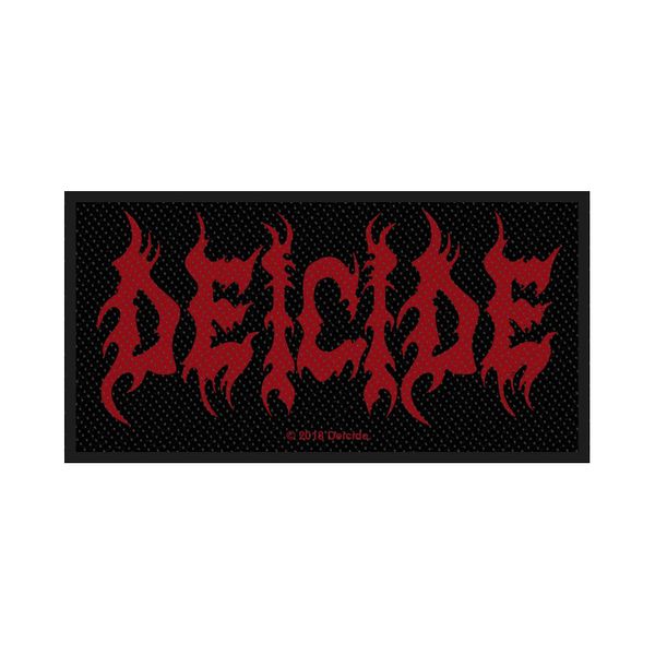 Deicide Logo patch geborduurd (red) - Babashope - 2