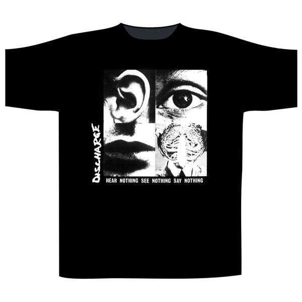 Discharge Hear nothing See nothing T-shirt - Babashope - 2