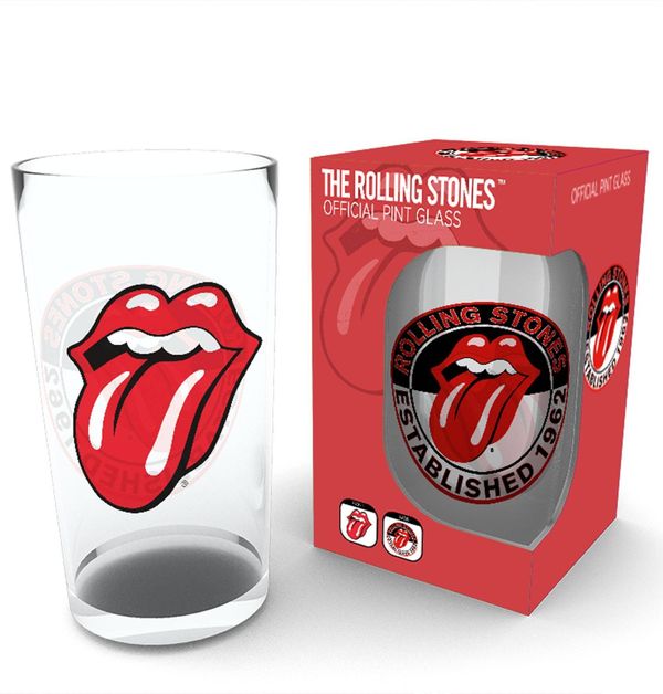 Rolling stones Tongue (pint glass) - Babashope - 2
