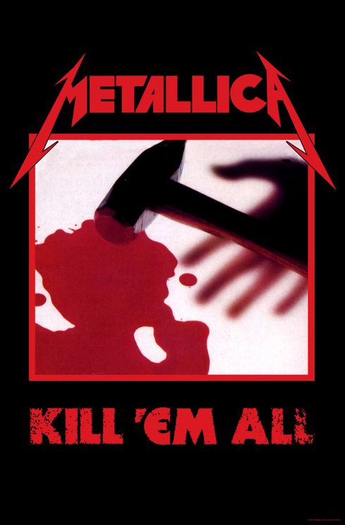 Metallica ‘Kill ‘Em All’ Textile Poster - Babashope - 2