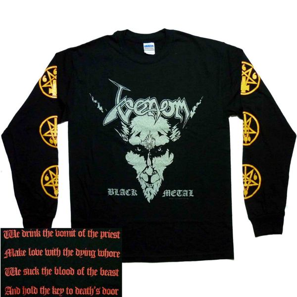 Venom Longsleeve T-Shirt Black Metal - Babashope - 2