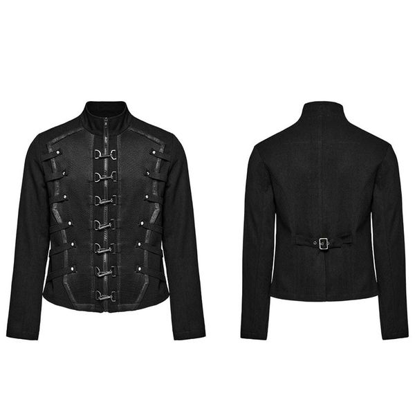Punkrave military straps mesh jacket - Babashope - 8