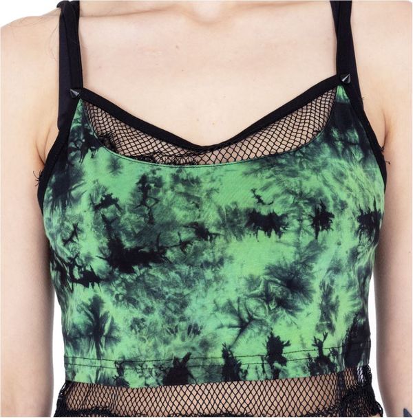 Heartless Danica top zwart/groen tie dye - Babashope - 6