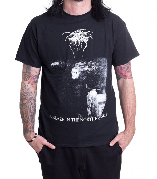 Darkthrone Shortsleeve T-Shirt A Blaze In THe Northern Sky - Babashope - 2