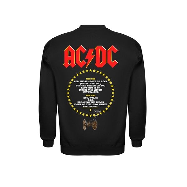 AC/DC For those about to rock (tracks) Crew neck sweater - Babashope - 2