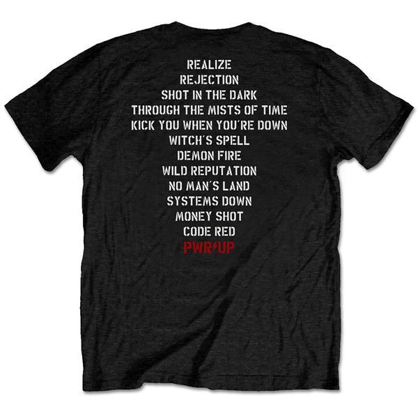 AC/DC Dark stage/tracklist (backprint) T-shirt - Babashope - 3