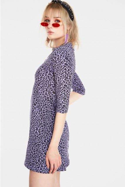 Leopard dress paars - Babashope - 5