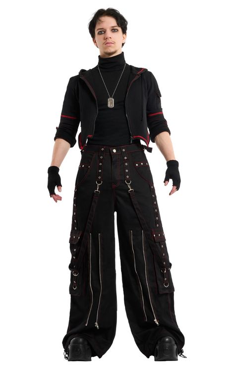 Red Skull Baggy Trouser - Babashope - 4